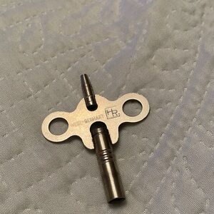 Vintage HR Steel Double Ended Clock Winding Key West Germany HR 75-281